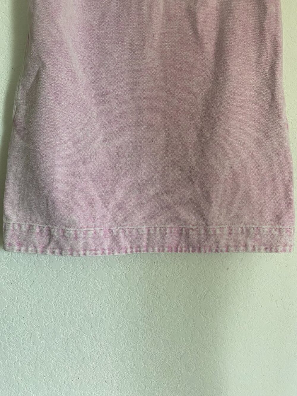 Olivaceous Luna Washed Open-back 100% Cotton Pink Acid Wash Mini Dress M - Picture 6 of 10